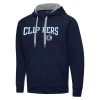 Antigua LA Clippers Navy Big & Enchanting Tall Victory Full Zip Hoodie Jacket Designed for performance! Get this functional jersey.