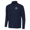 Antigua LA Clippers Navy Intent Quarter Zip Amazing Top Stand out from the crowd! Wear this eye - catching jersey.