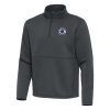 Antigua Dashing LA Clippers Pewter Twist Quarter Zip Pullover Top Be the first! Order this trendy jersey ahead of the crowd.