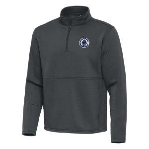 Antigua Dashing LA Clippers Pewter Twist Quarter Zip Pullover Top Be the first! Order this trendy jersey ahead of the crowd.