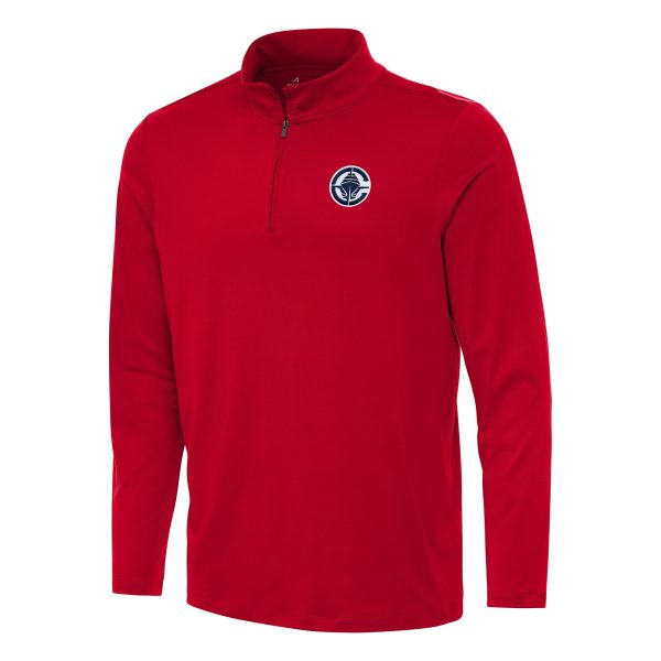Antigua LA Clippers Red Reprocess Quarter Stunning Zip Top Proven quality! Invest in this reliable jersey.