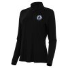 Antigua LA Clippers Women's Black Intent Quarter Zip Top - notch Top Celebrate your team! Order this commemorative jersey.