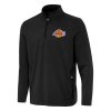 Antigua Los Angeles Fantastic Lakers Black Perilous Quarter Zip Sweatshirt Authentic look! Wear this genuine jersey.