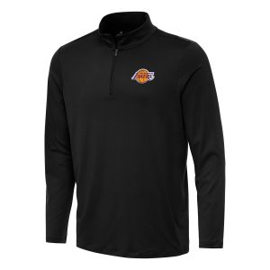 Antigua Los Angeles Lakers Black Alluring Reprocess Quarter Zip Top Show your dedication! Own this special jersey for your team.