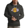 Antigua Los Angeles Alluring Lakers Charcoal Team Logo Victory Pullover Hoodie Show your dedication! Own this special jersey for your team.