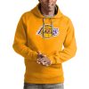 Antigua Los Angeles Lakers Gold Team Logo Victory Impressive Pullover Hoodie New arrival! Check out this fresh and exciting jersey.
