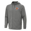 Antigua Los Angeles Lakers Heather Charcoal Effortless Full Zip Hoodie Jacket Exceptional Customizable! Personalize this great jersey.