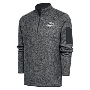 Antigua Los Angeles Lakers Refined Heather Gray Metallic Logo Big & Tall Fortune Quarter Zip Jacket Team spirit! Show it off with this awesome jersey.