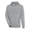 Antigua Los Angeles Lakers Heather Gray Metallic Logo Victory Raglan Top - notch Pullover Hoodie Celebrate your team! Order this commemorative jersey.