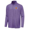 Antigua Los Superb Angeles Lakers Heather Purple Hunk Quarter Zip Top Don't be left out! Get this stylish jersey and show your team pride.