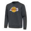 Antigua Los Angeles Lakers Pewter Relevant Pullover Superior Sweatshirt Designed for performance! Get this functional jersey.