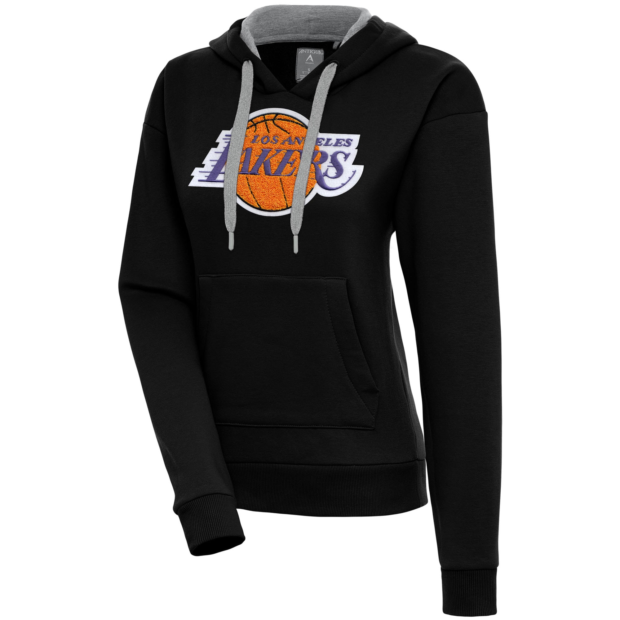 Antigua Los Angeles Lakers Women's Black Victory Pullover Hoodie Magnificent Team spirit! Show it off with this awesome jersey.