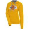 Antigua Los Angeles Lakers Women's Gold Distinguished Victory Pullover Hoodie Best - selling! Order this popular jersey before it's out of stock.