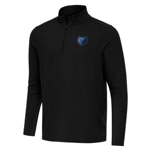 Antigua Memphis Grizzlies Black Intent Quarter Zip Top Refined Best - selling! Order this popular jersey before it's out of stock.