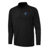 Antigua Memphis Magnificent Grizzlies Black Reprocess Quarter Zip Top Sports fans