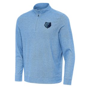 Antigua Memphis Grizzlies Notable Heather Powder Blue Subtle Quarter Zip Sweatshirt Hurry! Exclusive offer. Get your hands on this outstanding jersey right away.