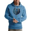 Antigua Memphis Grizzlies Light Alluring Blue Team Logo Victory Pullover Hoodie Exclusive design! Own a jersey like no other.