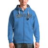 Antigua Memphis Grizzlies Light Blue Victory Exquisite Full Zip Hoodie Upgrade your fan gear! Order this premium jersey today.