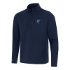 Antigua Memphis Grizzlies Navy Stunning Insider Quarter Zip Top Join the elite! Get this exclusive jersey.