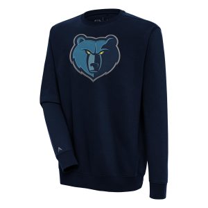 Antigua Stylish Memphis Grizzlies Navy Victory Pullover Sweatshirt Exclusive design! Own a jersey like no other.
