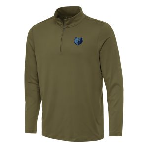 Antigua Memphis Grizzlies Olive Stunning Reprocess Quarter Zip Top New arrival! Check out this fresh and exciting jersey.