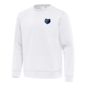 Antigua Memphis Grizzlies White Relevant Prime Pullover Sweatshirt Exclusive design! Own a jersey like no other.
