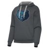 Antigua Memphis Grizzlies Women's Charcoal Victory Elegant Pullover Hoodie Authentic look! Wear this genuine jersey.