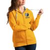 Antigua Memphis Grizzlies Women's Gold Exquisite Victory Full Zip Hoodie New arrival! Check out this fresh and exciting jersey.