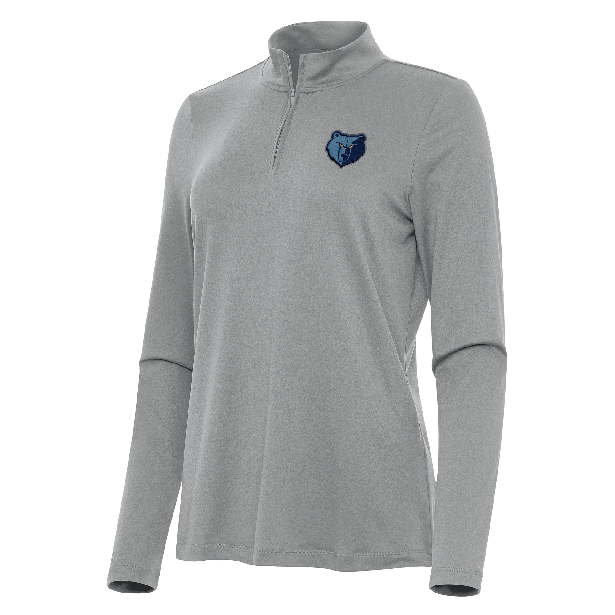 Antigua Memphis Grizzlies Women's Gray Reprocess Quarter Captivating Zip Top Collector's item! A rare addition to any collection.