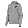 Antigua Dashing Memphis Grizzlies Women's Heather Gray Justice Pullover Hoodie Perfect fit! Order this comfortable jersey.