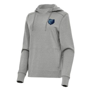 Antigua Dashing Memphis Grizzlies Women's Heather Gray Justice Pullover Hoodie Perfect fit! Order this comfortable jersey.