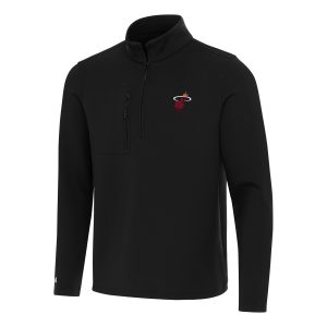 Antigua Miami Heat Black Insider Quarter Zip Top Admirable Collector's item! A rare addition to any collection.