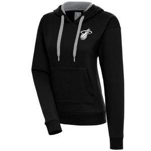 Antigua Miami Heat Women's Black Brushed Metallic Victory Pullover Distinguished Hoodie Fan favorite! Join thousands who love this premium jersey.