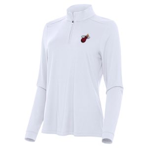 Antigua Remarkable Miami Heat Women's White Intent Quarter Zip Top For a short time only! Don't miss out on this fantastic jersey.