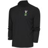 Antigua Milwaukee Bucks Charcoal Shamrock Tribute Quarter Zip Sophisticated Pullover Top Flash sale! Snag this great jersey at a discounted price.