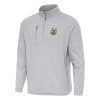 Antigua Milwaukee Bucks Heather Gray High - quality Certain Quarter Zip Tri Blend Sweatshirt Gift idea! Surprise a sports fan with this amazing jersey.