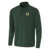 Antigua Milwaukee Bucks Hunter Green Bright Stunning Quarter Zip Top Time - sensitive! Order now before the deal expires.