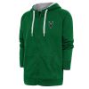 Antigua Milwaukee Bucks Hunter Green Metallic Logo Dashing Victory Raglan Full Zip Hoodie Authentic look! Wear this genuine jersey.