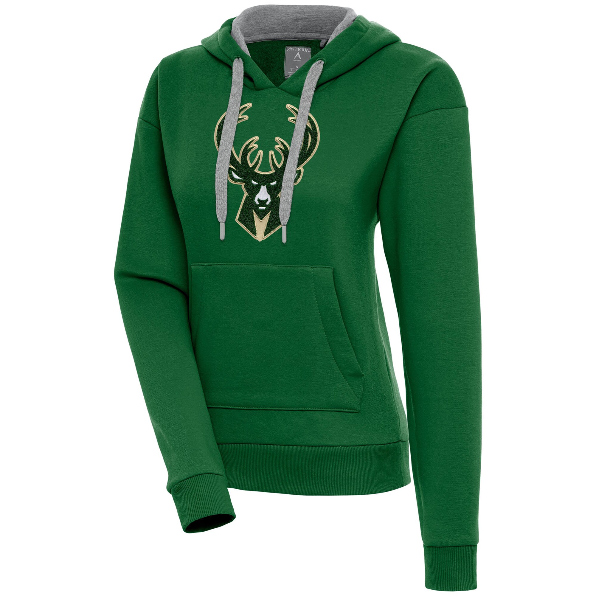 Antigua Milwaukee Bucks Women's Hunter Green Victory Pullover Hoodie Exquisite Last chance! Grab this awesome jersey before it's gone for good.