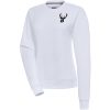 Antigua Milwaukee Bucks Women's White Brushed Terrific Metallic Victory Pullover Sweatshirt Proven quality! Invest in this reliable jersey.