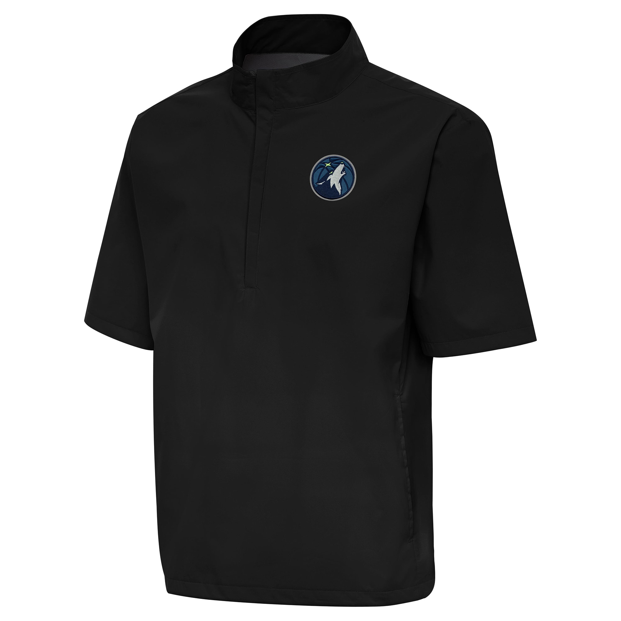 Antigua Minnesota Timberwolves Black Brisk Quarter Zip Stylish Windbreaker Best - selling! Order this popular jersey before it's out of stock.