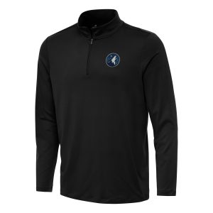 Antigua Prime Minnesota Timberwolves Black Reprocess Quarter Zip Top Experience luxury! Order this high - end jersey.