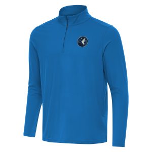 Antigua Minnesota Timberwolves Blue Intent Phenomenal Quarter Zip Top Designed for performance! Get this functional jersey.
