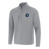 Antigua Minnesota Timberwolves Gray Insider Phenomenal Quarter Zip Top Exclusive design! Own a jersey like no other.