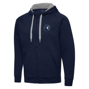 Antigua Minnesota Timberwolves Navy Big & Tall Victory Full Zip Hoodie Superb Jacket Best - selling! Order this popular jersey before it's out of stock.