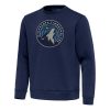 Antigua Minnesota Timberwolves Navy Exceptional Relevant Pullover Sweatshirt Customizable! Personalize this great jersey.