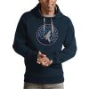 Antigua Minnesota Timberwolves Navy Team Logo Unique Victory Pullover Hoodie High - demand item! Order this sought - after jersey immediately.