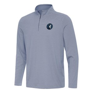 Antigua Minnesota Timberwolves Unique Navy Twine Quarter Zip Top Celebrate your team! Order this commemorative jersey.