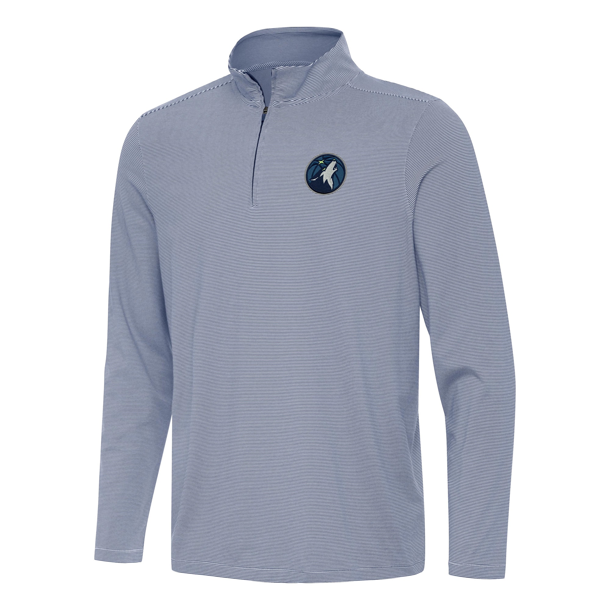 Antigua Minnesota Timberwolves Unique Navy Twine Quarter Zip Top Celebrate your team! Order this commemorative jersey.