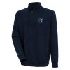 Antigua Minnesota Timberwolves Navy Victory Quarter Remarkable Zip Pullover Top Upgrade your fan gear! Order this premium jersey today.